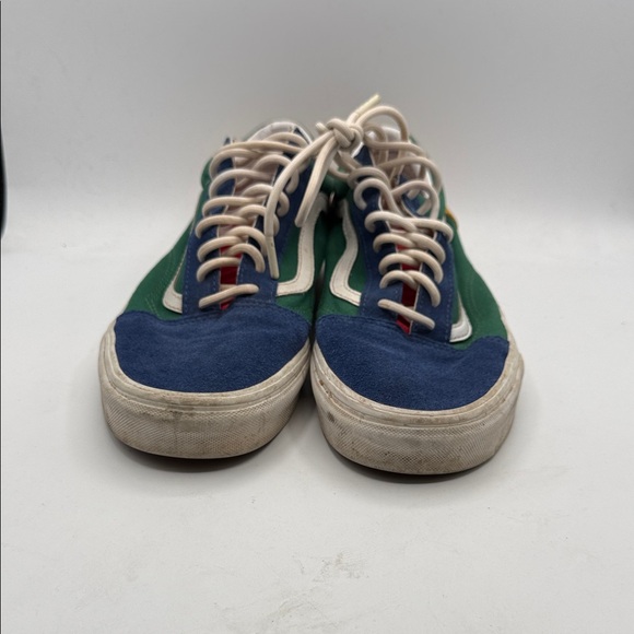Vans OLD SKOOL YACHT CLUB Blue and Green Men's Sneakers S27 - Picture 2 of 7